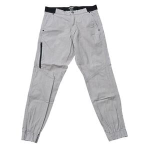 Levi's Denizen Gray Elastic Waist Cotton Jogger Pants